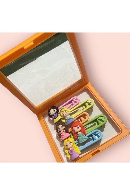 Boxed Girls' Hair Clips/Special Boxed Girls' Hair Clips/Girls' Hair Clips Set of 5/Girls' Hair Clips with Clamps