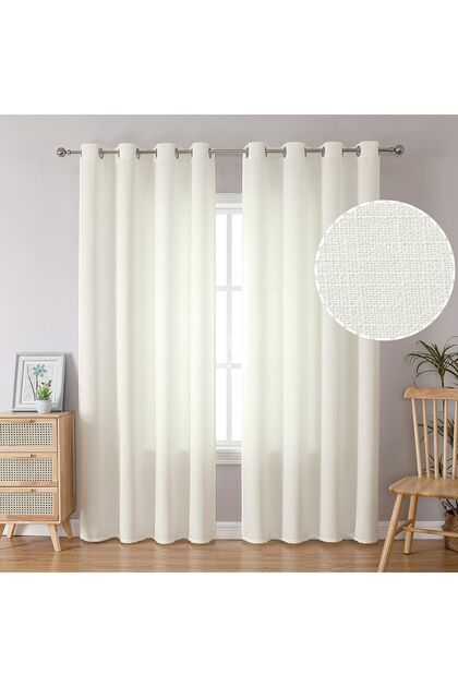 Linen Background Curtain Sand Beige Linen Rustic Background Curtain Eyelet 1. Quality Ivory Linen Background Curtain