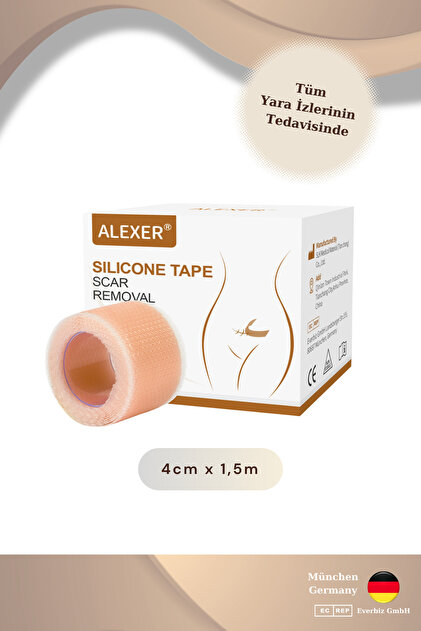 Soft Silikon Bant Yara İzi Yanık Sezaryen Dikiş İzi Keloid Ameliyat İzi Giderici 4cm x 1,5m