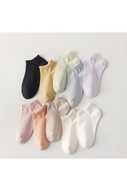 5" Pair Women's Extra Comfort Bamboo Booties Socks Set (SEAMLESS TOE)