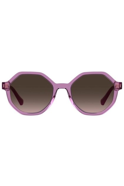 Love Moschino MOL076/S Pink Geometric Sunglasses Moschino Love MOL076/S 0MU1HA 52mm Geometric Sunglasses  main image 4
