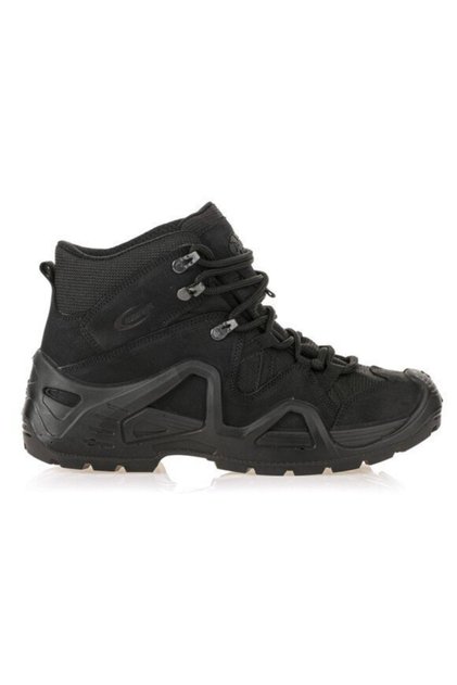 P1492-ns Leather Black Men's Waterproof Tactical Boots - 43
