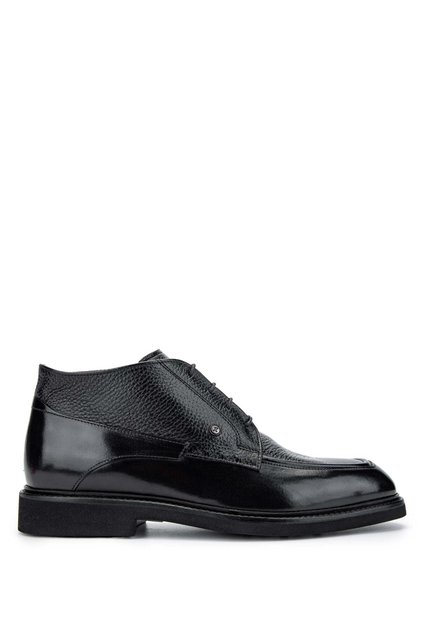Men's Genuine Leather Black Classic Boots