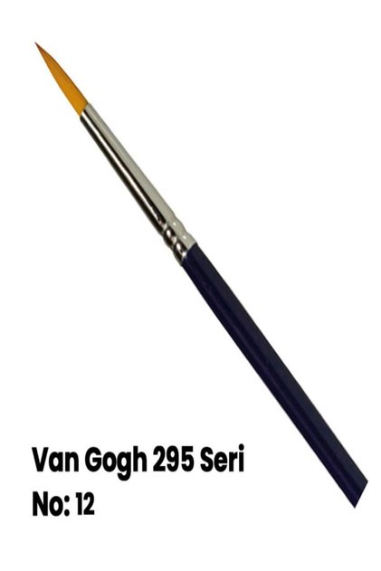 295 Seri Sentetik Yuvarlak Uçlu Fırça No 12