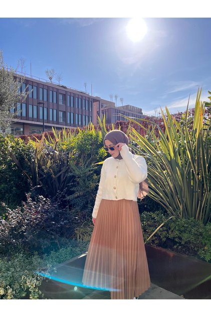 Thin Pleated Skirt, Thin Pleated Hijab Skirt, Long Hijab Skirt