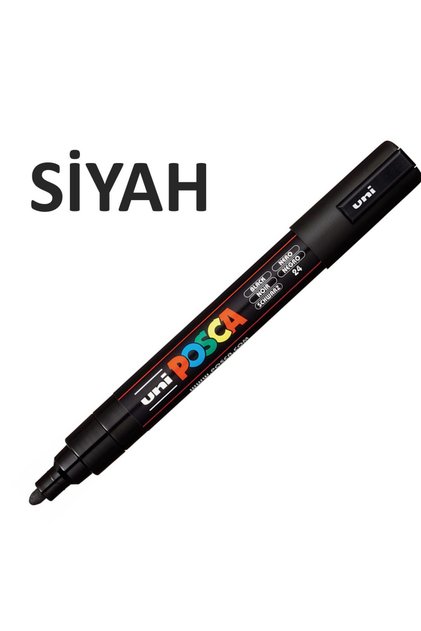 Posca Siyah Marker Pc-1m (0.7mm) Poska Pc1m Pc - 1m