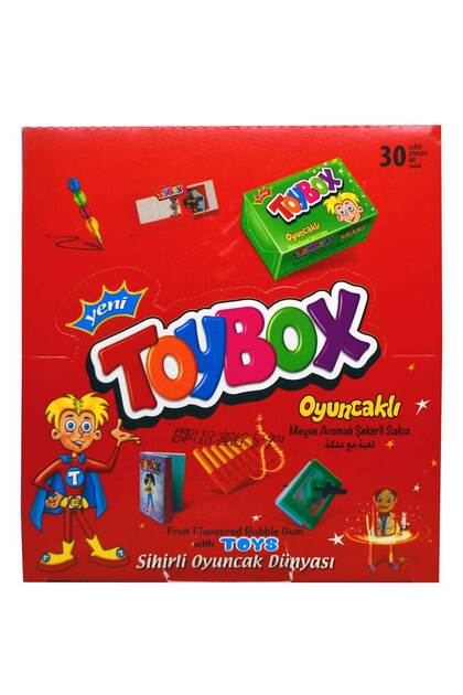 Toybox Sakız 5 gr X 20'li Kutu Oyuncaklı Meyve Aromalı - Fiyatı