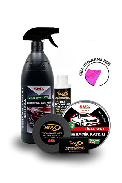 SMX Final Wax 150 ml /seramik Katkılı Hızlı Ve Pratik Cila 750 ml