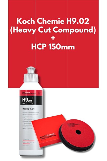 Koch Chemie H9.02 (Kalın Çizik Giderici Pasta) 1Lt + HCP 150mm