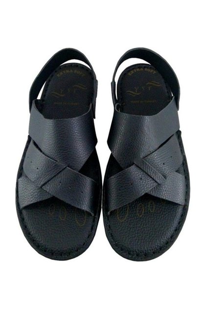 Hajj Sandals, Umrah Sandals, Black Color, Size 44, Leather, Slippers, Comfortable and Soft Sole
