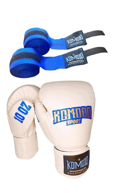 Kick Boxing Gloves and Bandage Set of 2