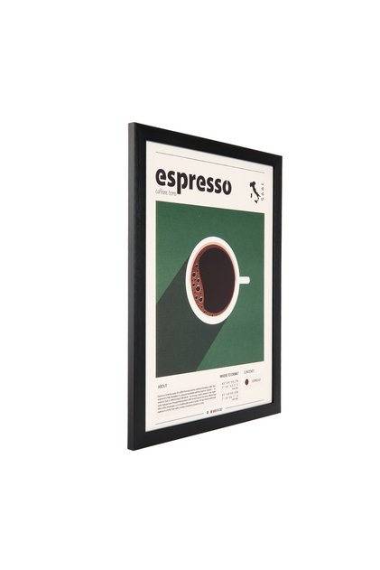 Deco Espresso Tablo - Yeşil - 30x40 cm