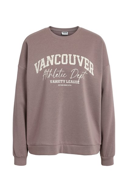 NMARYA L/S O-NECK OVS SWEAT JRS