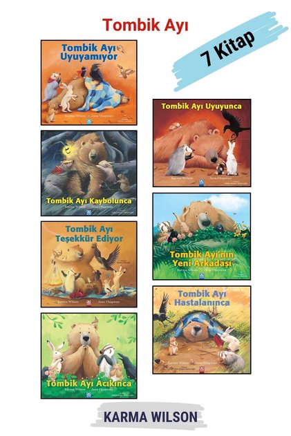 Tombik Ayı Kitap Serisi - Eğitici ve Eğlenceli Hikayeler (+3 Yaş, Okul Öncesi Kitap)