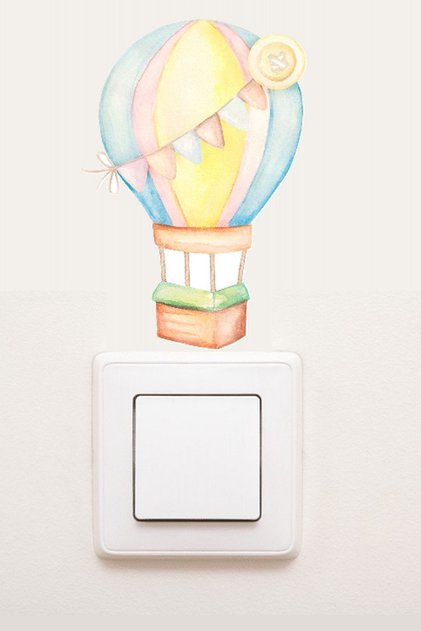 Sevimli Priz Sticker - Balon