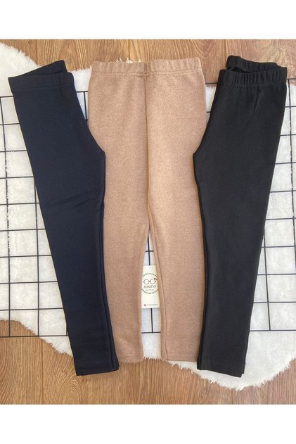 Children's Tights Underwear Set of 3 with Ribbed Interior