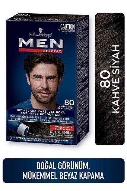 SCHWARZKOPF MEN PERFECT Men Perfect Schwarzkopf Saç Boyası 80