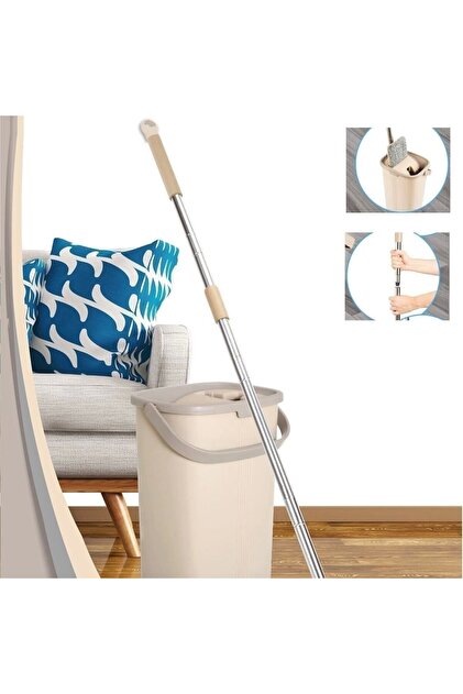 morponi Spin Mop Tablet 5 Bezli Temizlik Kova Seti Yeni Nesil