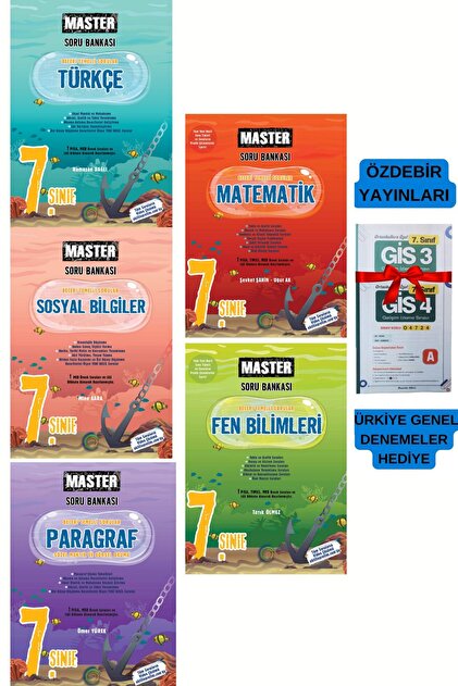Okyanus Yayınları 2025 YENİ Dönem 7.Sınıf -Tüm Dersler -Master