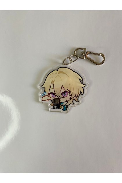 Honkai Star Rail Game - Aventurine Keychain and Bag Ornament