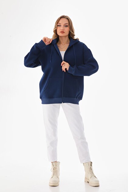Batı Styling Lisa Fermuarlı Oversize Sweatshirt - Fiyatı, Yorumları