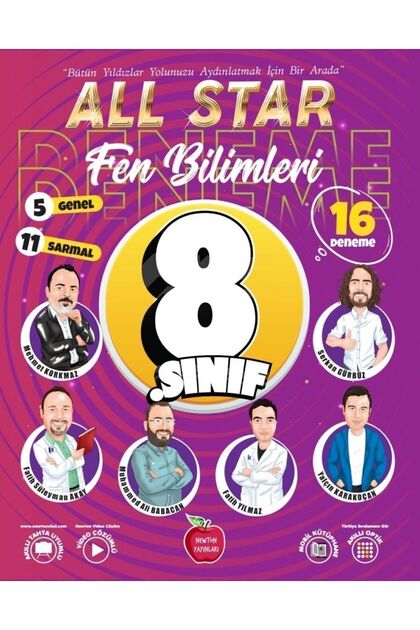 Newton Yayınları Newton 8.sınıf Lgs Yeni All Star Fen Bilimleri 16