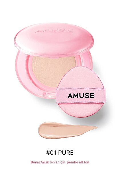 Amuse Dew Power Vegan Cushion Spf 50 Pa (KORENDY) Centella Ve