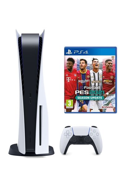 Sony Playstation 5 Oyun Konsolu 825 GB + PES 21 PS4 Oyun Fiyatı