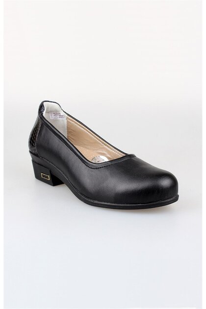 Edik Daily and Mother's Shoes Genuine Leather Lining Heel Cushioning System H190 Black