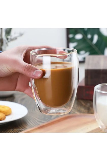 Double Wall Glass 250 ml 2 Pieces