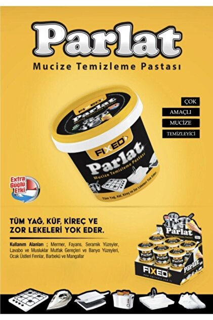 Sgs Fixed Parlat Mucize Temizleme Pastası 2'li 500gr - Fiyatı