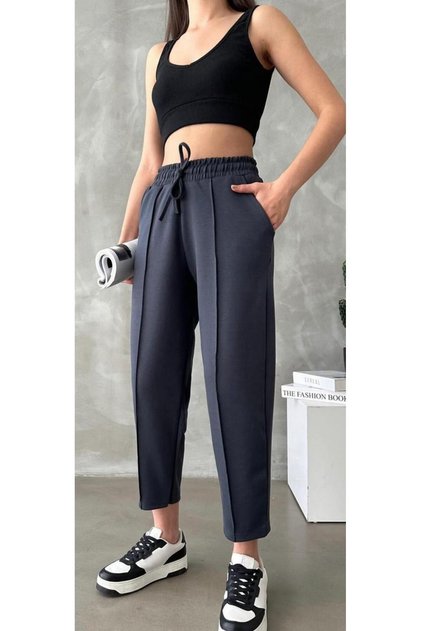 Παντελόνι Puff Scuba Jogger Modal ύφασμα
