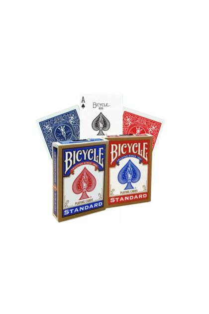 Bicycle Series 1800 赤と青 Bicycle Standart 2'li Paket (BİR MAVİ DESTE BİR KIRMIZI DESTE