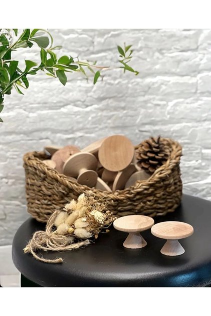 Wooden Handle Luxury Country Decorative Kitchen Furniture Cabinet Drawer Handle