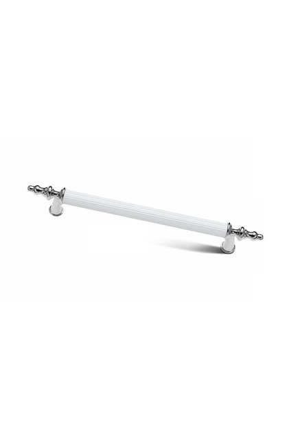 4 Pieces Star Furniture Cabinet Drawer Handle White Chrome 192 Mm