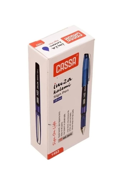 İmza Kalemi 1.0 Mm Mavi 1453 - 10'lu Paket
