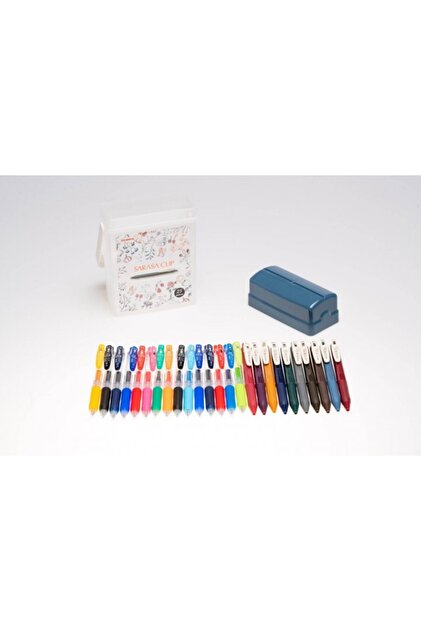 Zebra Sarasa 0.5mm Z Box 25'li Jel Kalem Seti Plastik Çantalı Set