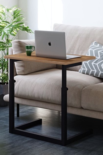 Spa Yükseklik Ayarlı Laptop Sehpası - Çam