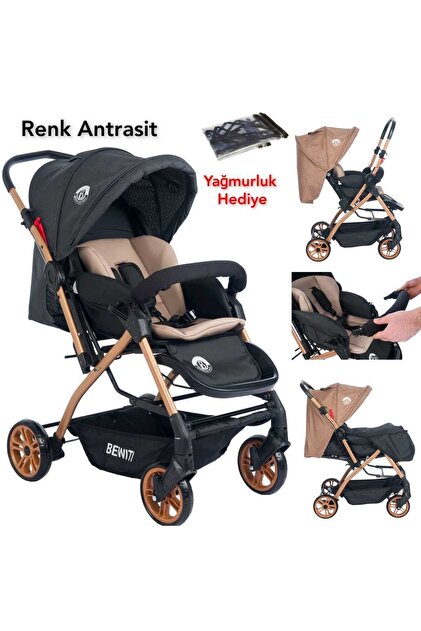 4KİDS Bebek Çeyiz Seti 12 Parça Çift Yön Bebek Arabası Beşik Ana