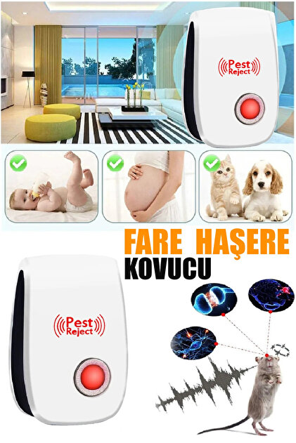 Genel Markalar Pest Reject Ultrasonik Fare Haşere Ve Böcek Kovucu