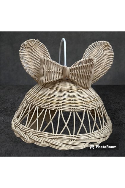 rattan bambu hasır çocuk odası avize