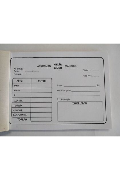 Apartment Receipt 12 PcsNot Photocopy!!!