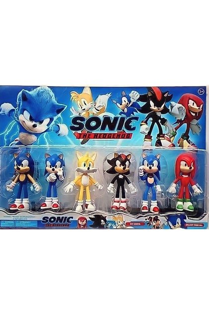 Sonic The Hedgehog 6lı Kirpi Sonic 18726