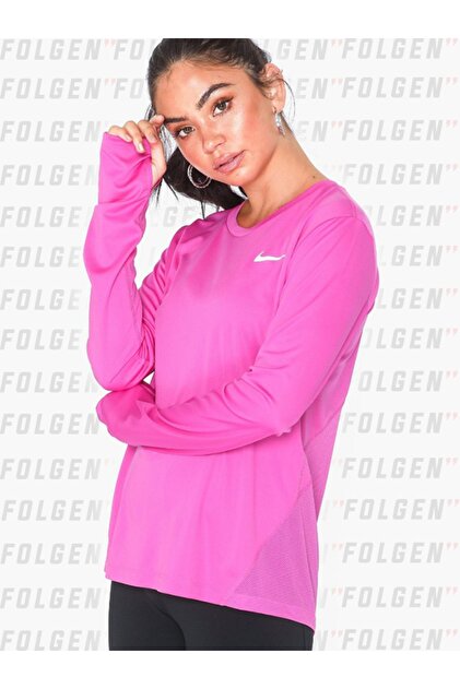 nike miler women's running shirt long sleeve