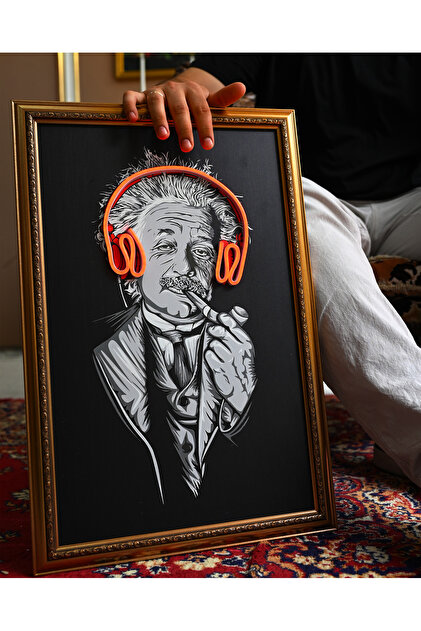 その他 Etain decoration murale Neon Einstein Dekoratif Tablo - Fiyatı, Yorumları