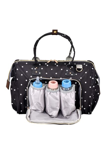 Lal Baby Baggage Bag Puantiye Omuz Askılı Anne Bebek Bakım Çantası