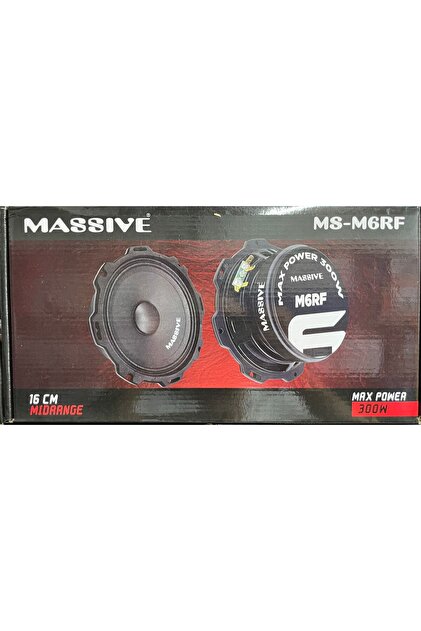Massive MASSİVE MS-M6RF 16 CM MİDRANGE 300 WATT MAXİMUM POWER 150
