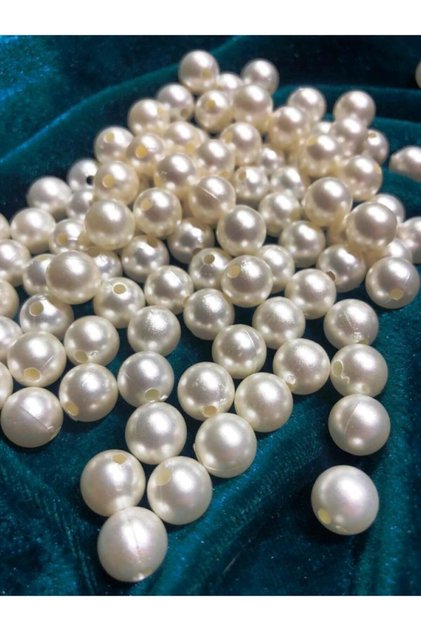 10mm Acrylic Pearls - 50 Pieces -