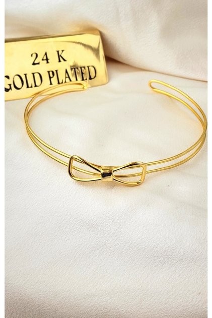 Bow Tie Wire Choker,Designer Bow Tie Necklace,Unisex Necklace,Bowknot Necklace,Different Jewelry