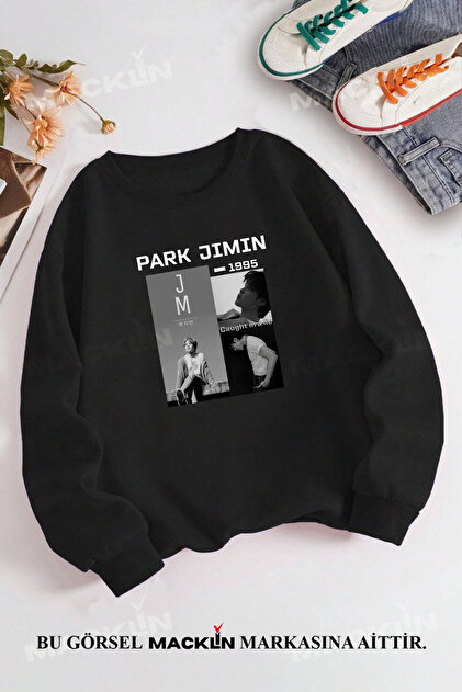 macklin Unisex Kadın Erkek Park Jimin BTS Özel Tasarım Baskılı